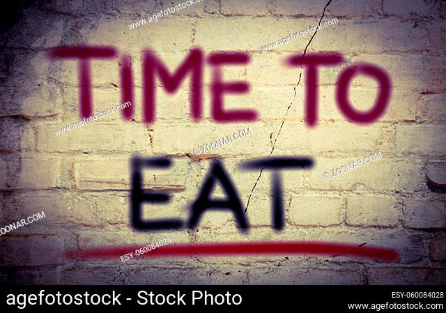 Time To Eat Concept