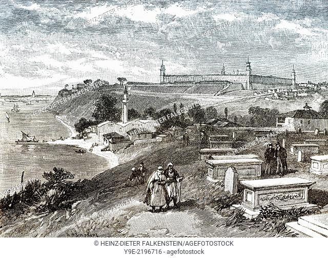 the military hospital Selimiye Barracks in Scutari or Üsküdar, Istanbul, where Florence Nightingale worked, Crimean War, 1853 - 1856,