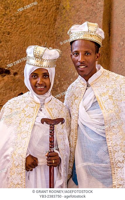 An Ethiopian Wedding, Biete Maryam (House of Miriam/House of Mary) Church, Lalibela, Ethiopia
