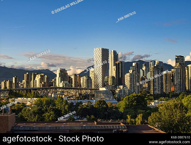 skyline, city, urban, Granville bridge, BC