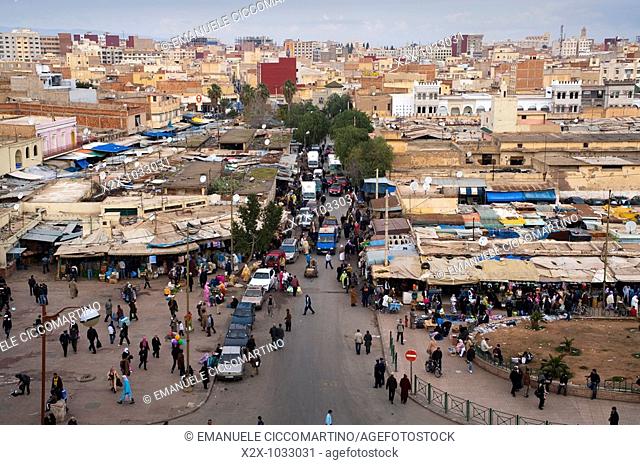 Market, Joutia d'Oujda square, Oujda, Oriental region, Morocco