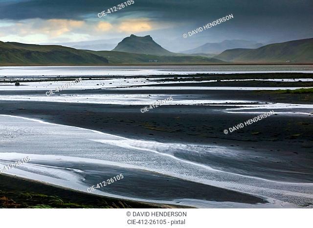 Black sand beach, Dyrholaey, Iceland