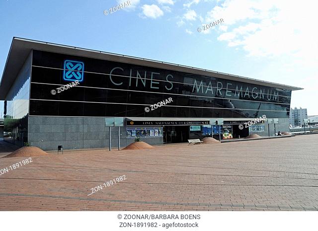 Kinokomplex Maremagnum, Moll de Espanya, Barcelona, Spanien
