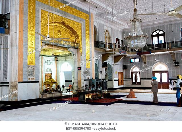 Darbar hall of gurudwara patna sahib , Patna , Bihar , India