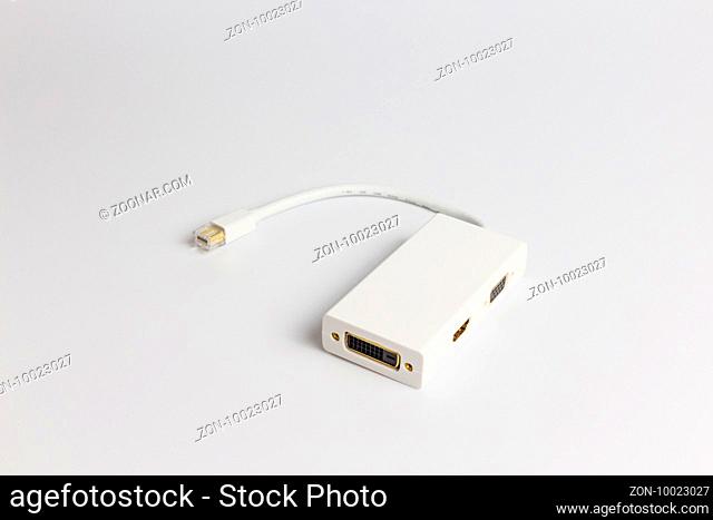 isolated VGA device on white background