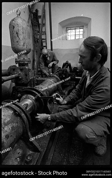 ***1982 FILE PHOTO***The Vltava Castle Waterworks in Hluboka nad Vltavou, Czechoslovakia, 1982. The history of the waterworks dates back to the first half of...
