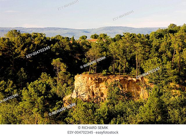 landscape near Roussillon, Provence, France