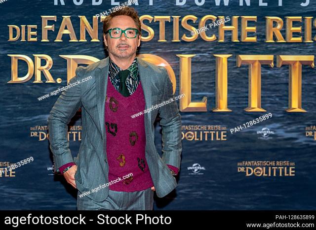 19.01.2020, the American actor, singer and world star Robert Downey Jr. arriving on the red carpet for the Red Carpet Photocall for the film The Fantastic...