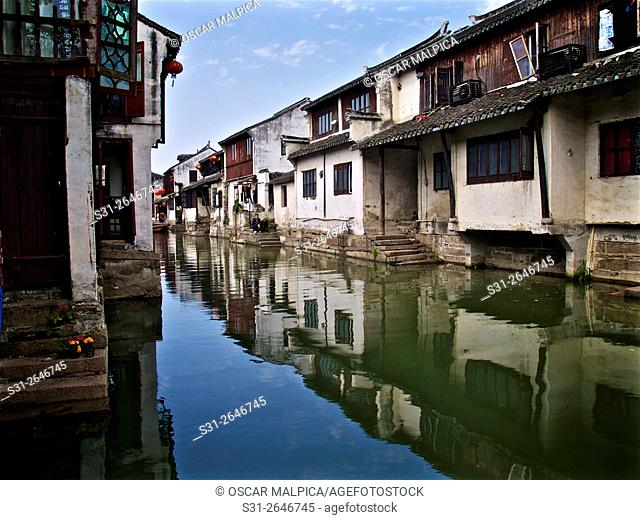 ancient water town of zhouzhuang in china near shanghai