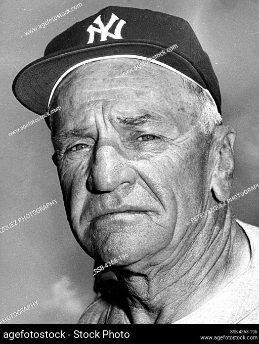 Portrait of Casey Stengel, New York Yankees Manager, 1955