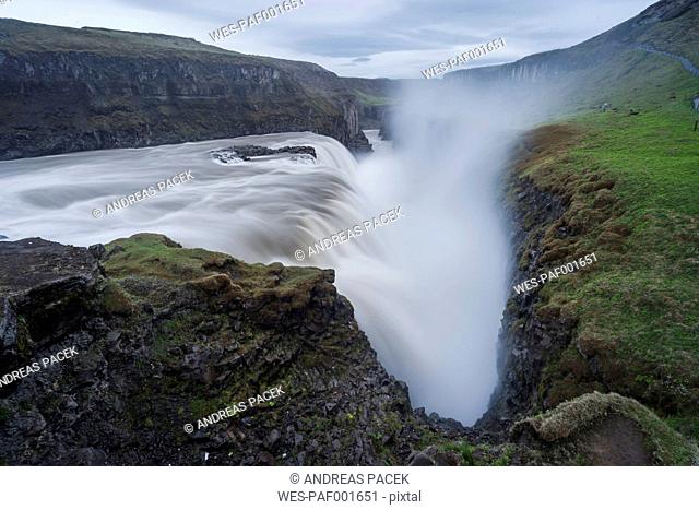 Iceland, Gullfoss waterfalll