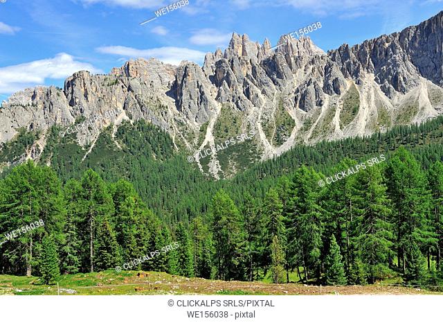 Ponta de Giau mount, San Vito di Cadore and Cortina d'Ampezzo valley, Dolomite Alps, Province of Belluno, Veneto Region, Italy