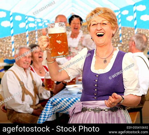 active seniors, oktoberfest, bavarian, toast