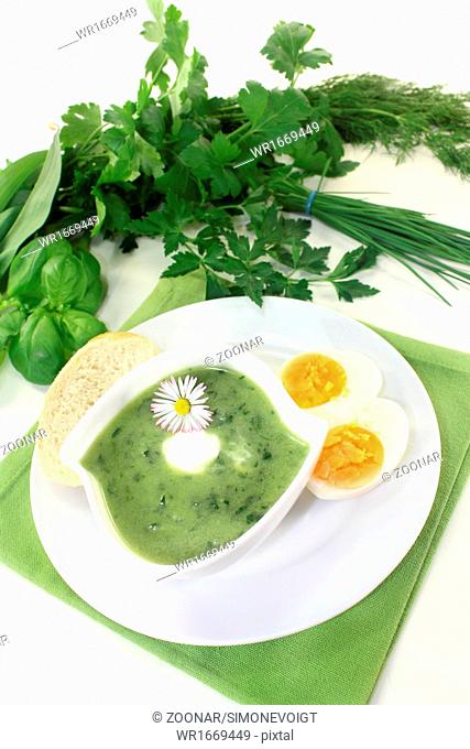 herb soup