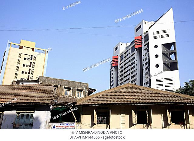 Ganjawala building chawl ; Sane Guruji Marg called as Arthur Road ; Bombay now Mumbai ; Maharashtra ; India