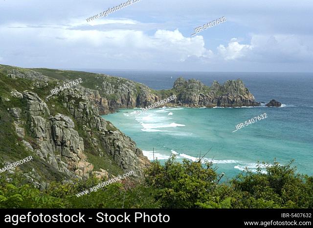 Bay of Porthcurno, St Levan, Cornwall, England, United Kingdom, Europe