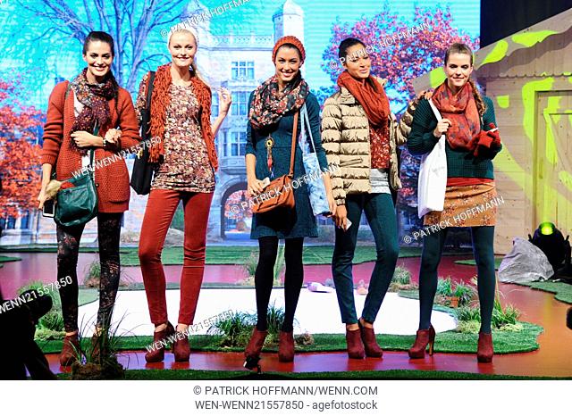 Ernsting's Family Fashion Show Autumn/Winter 2014 at Hotel Atlantic Kempinski - Show Featuring: Model, Rebecca Mir, Miriam Hoeller