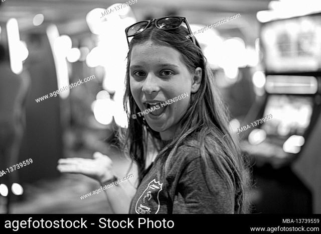 Girl in Las Vegas, Nevada, USA