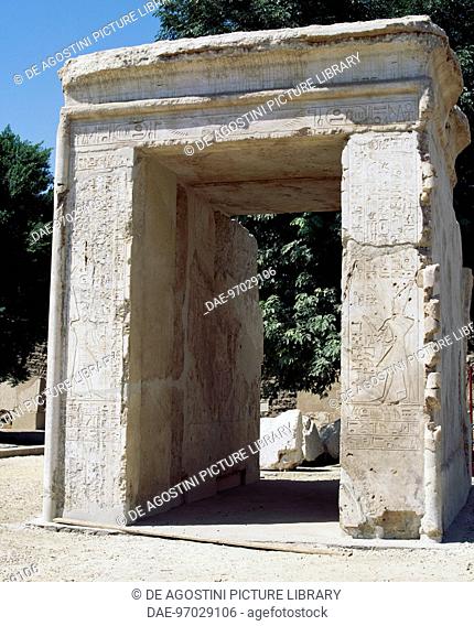 Alabaster Chapel of Amenhotep I reconstruction carried out by the Franco-Egyptian Archaeological Centre, Open air museum at Karnak