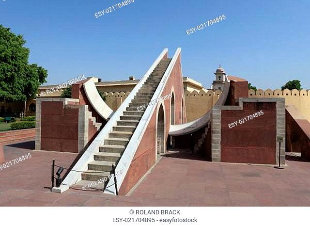 Astronomisches Observatorium Jantar Mantar Jaipur
