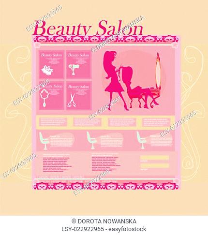 Beauty style website template