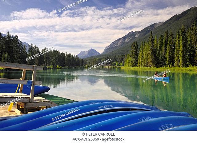 Canoes, Banff, Alberta, Canada
