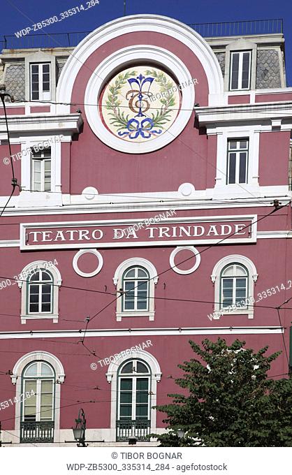 Portugal, Lisbon, Bairro Alto, Teatro da Trindade