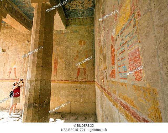 Africa. Egypt, Western Thebes, Hatshepsut Temple
