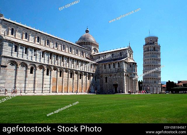 Cathedral St. Mary of the Assumption in the Piazza dei Miracoli in Pisa, Italy