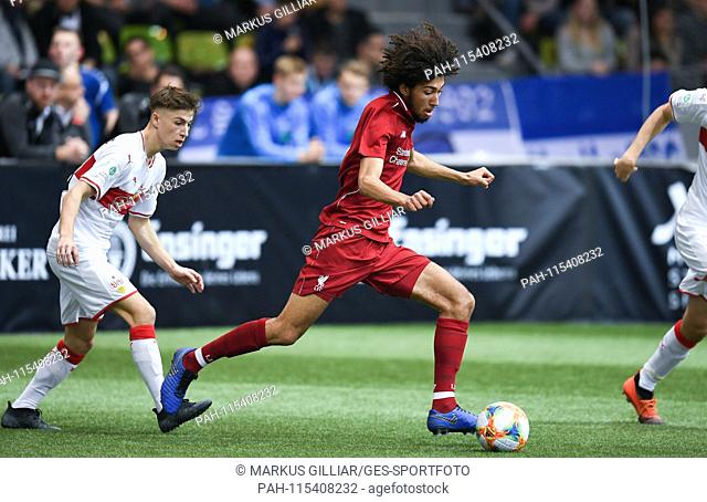 Main tournament / pro tournament: Remi Savage (Liverpool FC), single action, cut out. GES / Football / Indoor Competition: Mercedes-Benz JuniorCup 2019, 05