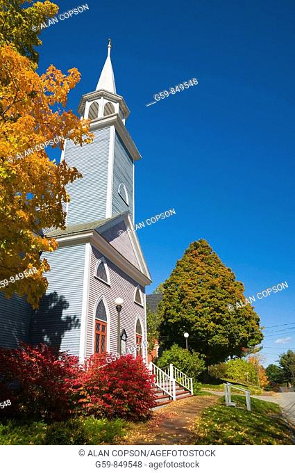 USA, Maine, Wiscasset, St Philips Episcopal Church