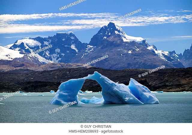 Argentina, Patagonia, Santa Cruz Province, Los Glaciares National Park listed as a World Heritage by UNESCO, Upsala Glacier
