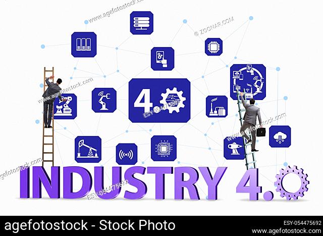 The modern industry 4.0 technical automation concept