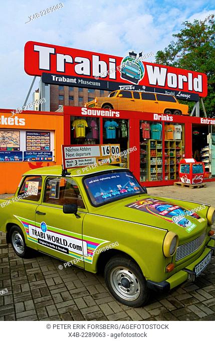 Trabi world, Trabant museum exterior, Friedrichstadt, Mitte district, central Berlin, Germany