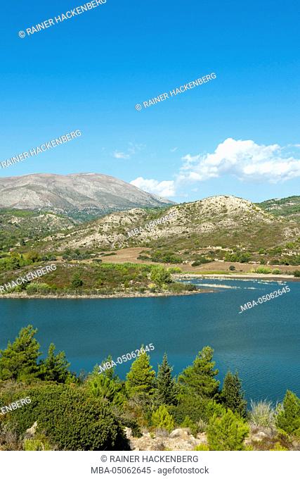 Greece, Rhodes, Apolakkia, reservoir Limni Apolaklias