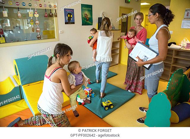 THE ILOT MOMES MULTI-STRUCTURE CENTRE FOR TODDLERS AND YOUNG CHILDREN, EARLY AWAKENING ACTIVITIES, EDUCATION, PSYCHOMOTOR, DAMVILLE (27), FRANCE