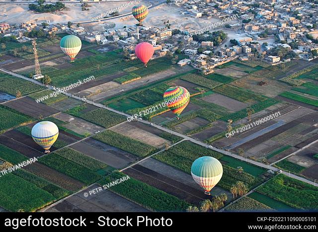 The balloon flight close to Luxor (ancient Thebes), Egypt, October 19, 2022. (CTK Photo/Petr Svancara)