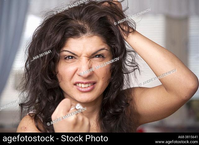 Women showing anger
