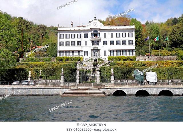 Villa Carlotta seen from lake Como