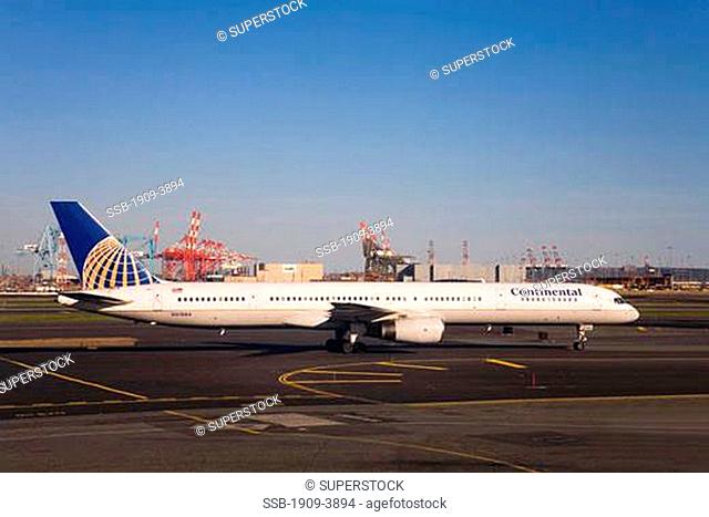 Continental Airways aeroplane airplane jet aircraft Newark Liberty International Airport New Jersey USA United States of America
