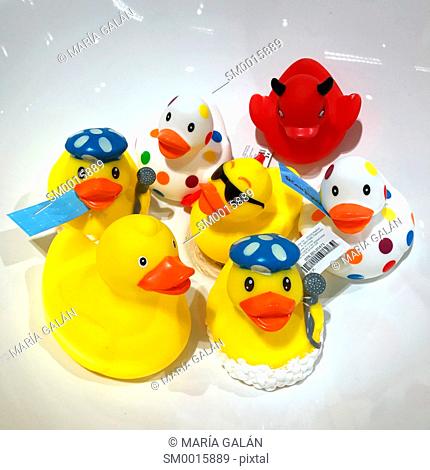 Assorted rubber duckies