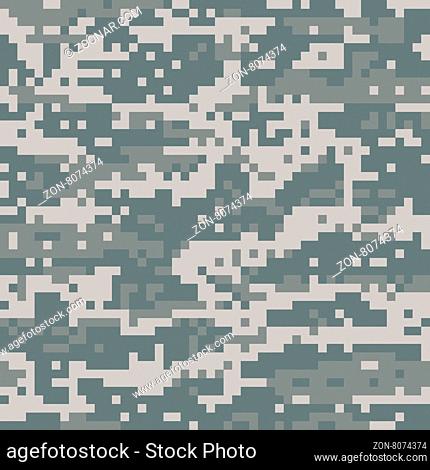 An illustration of American military digital desert camouflage. Vector EPS 10 available. Pattern is able to be tiled
