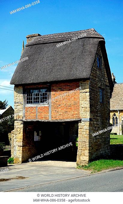 The Lych Gate at St Peter & St Paul C Of E Church, Long Compton, part of the South Warwickshire Seven Group of churches. The church dates back to the 13th...