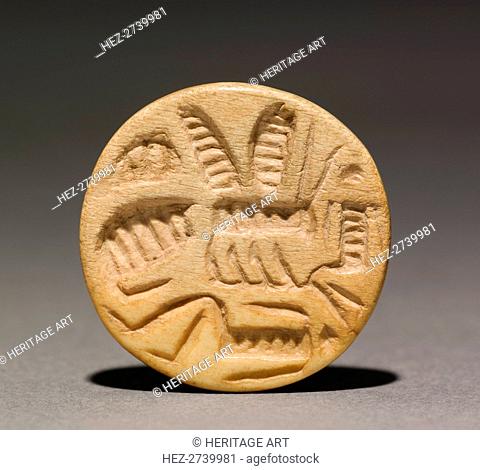 Seal Amulet, 2311-2140 BC. Creator: Unknown