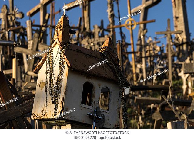 Siauliai, Lithuania The Hill of Crosses, or, KryžiŠ³ kalnas, a pilgrimage site for Catholics and is a collection of 100, 000 crosses