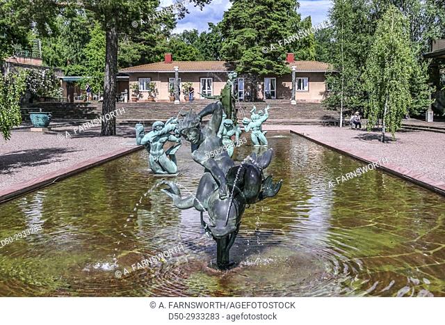 STOCKHOLM, SWEDEN Lidingö, Millesgården museum and sculpture park. Millesgården is an art museum and sculpture garden, located on the island of Lidingö in...