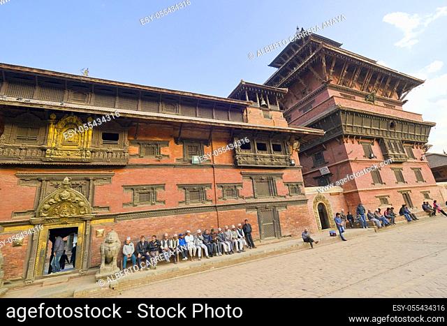 Royal Palace, Durbar Square, UNESCO World Heritage Siite, Patan, Latipur, Kathmandu, Nepal, Asia