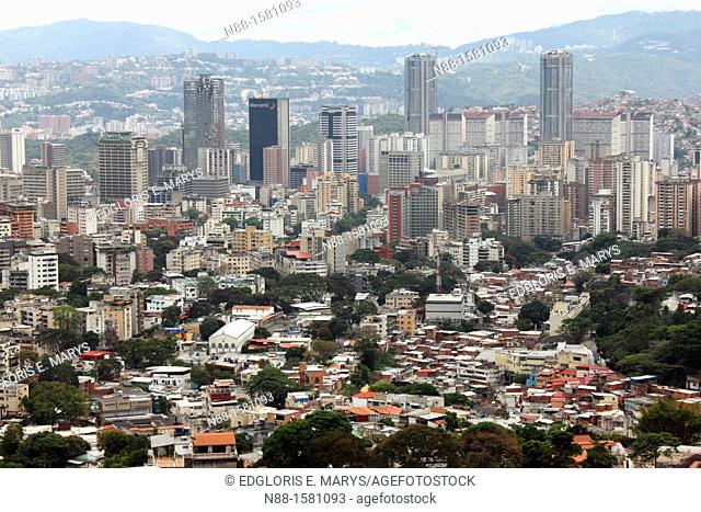 Caracas city, view from El Avila National Park, Caracas, Venezuela