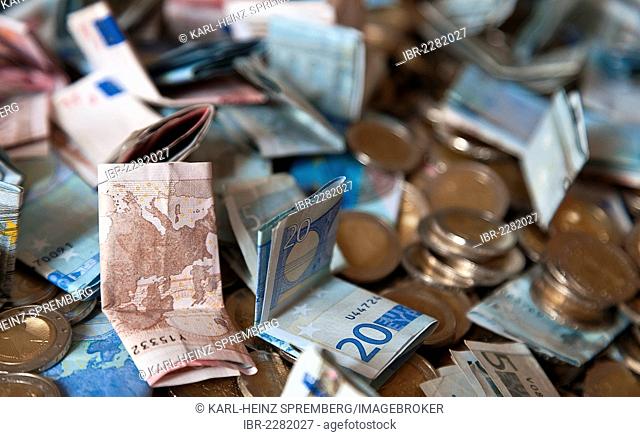Euro banknotes and euro coins