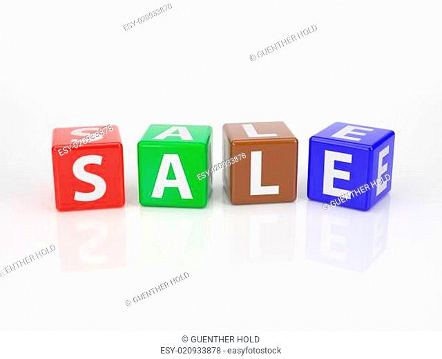 Sale out of Letter Dices